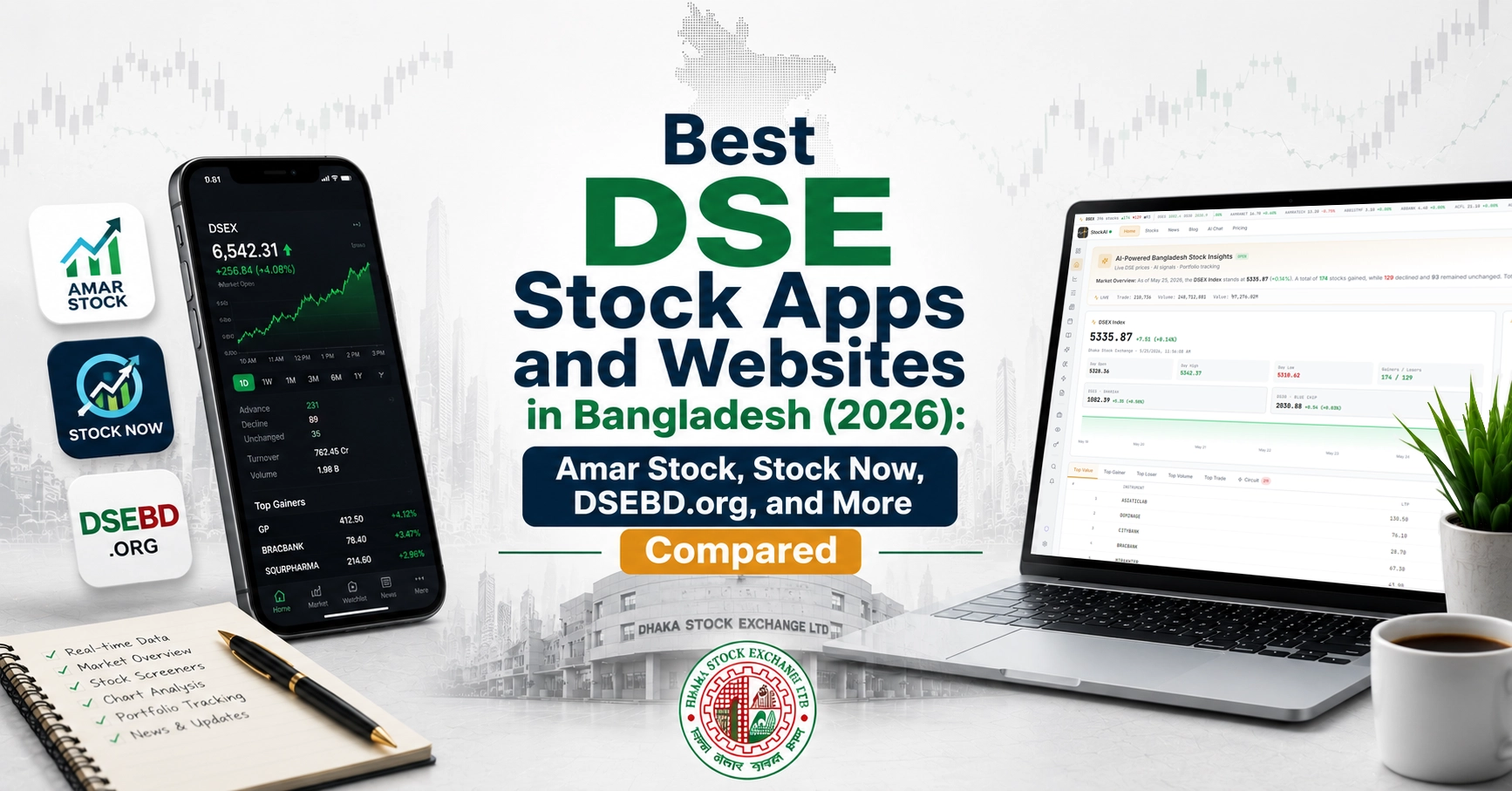 Best DSE Stock Apps and Websites in Bangladesh (2026): Amar Stock, Stock Now, DSEBD.org and More Compared