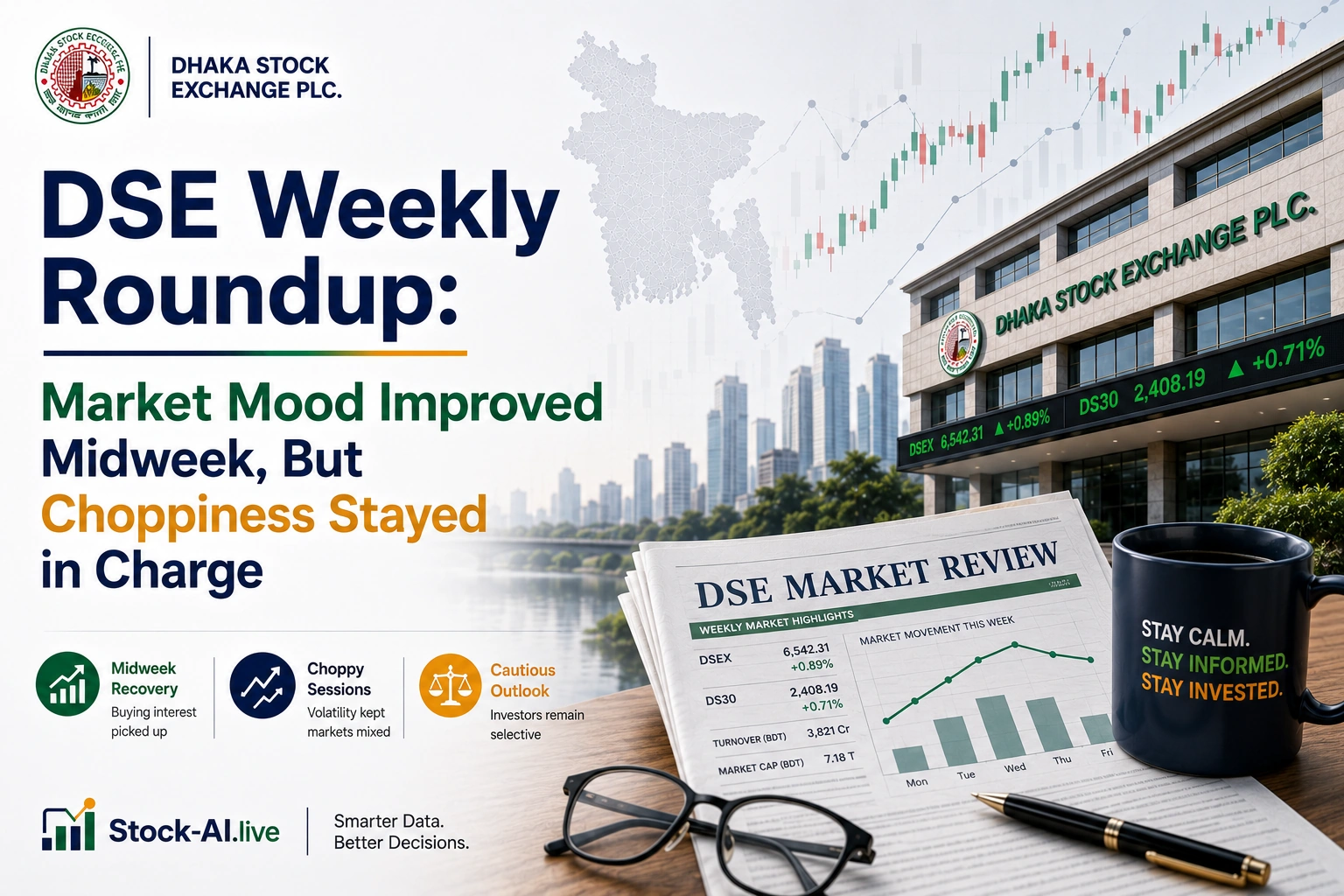 DSE Weekly Roundup: Market Mood Improved Midweek, But Choppiness Stayed in Charge