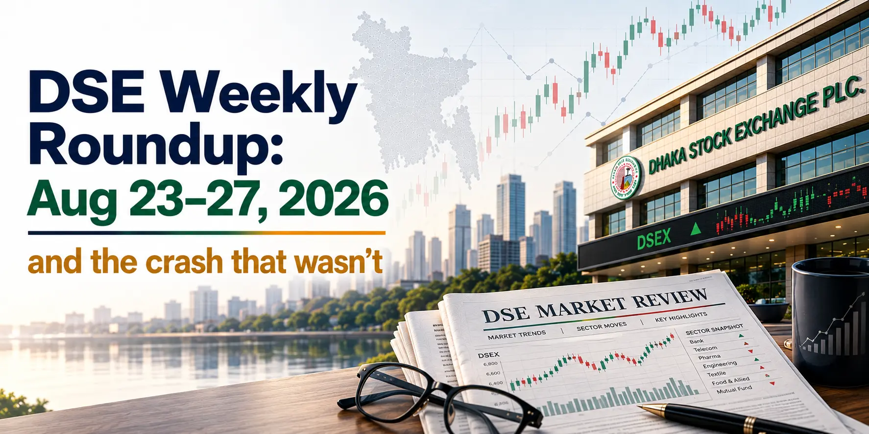 DSE weekly roundup: Aug 23-27, 2026, and the crash that wasn't